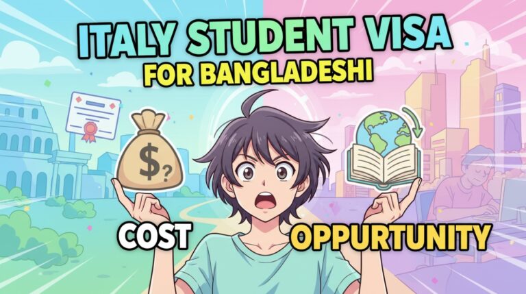 বাংলাদেশিদের জন্য ইতালিতে স্টুডেন্ট ভিসা, খরচ এবং চাকরির সুযোগ