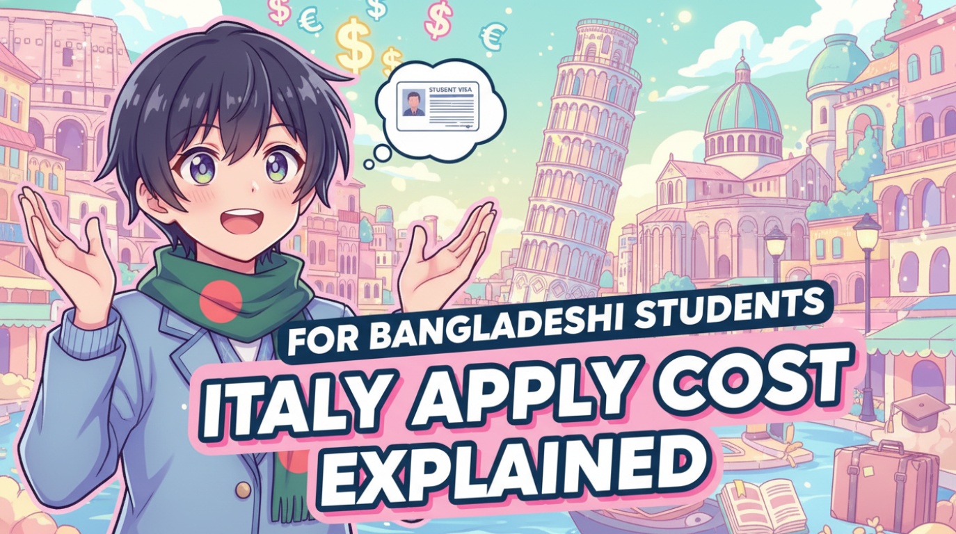 ইতালি স্টুডেন্ট ভিসা অ্যাপ্লাই খরচ (Bangladeshi Students)