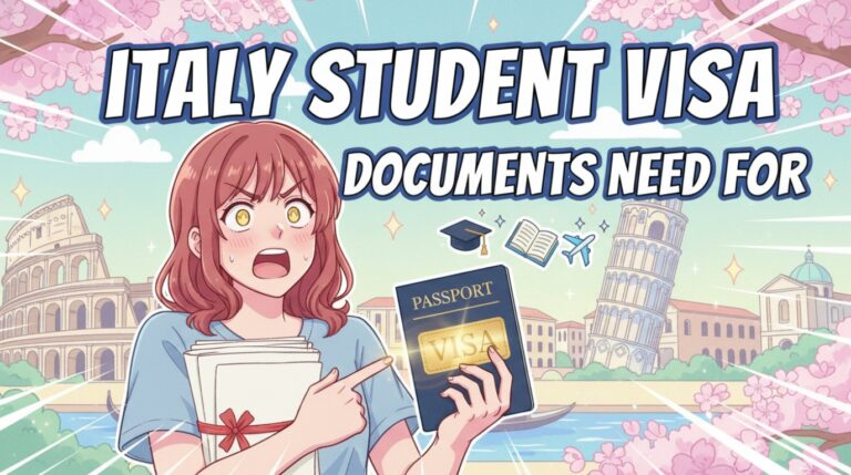ইতালির স্টুডেন্ট ভিসা আবেদনের জন্য যেসব ডকুমেন্ট দরকার